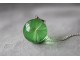 Naszyjnik z żywicy - Kula z nasionkiem dmuchawca na zielonym tle (Srebro)