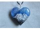 Naszyjnik z drewna i żywicy - Giewont w sercu niebieskim