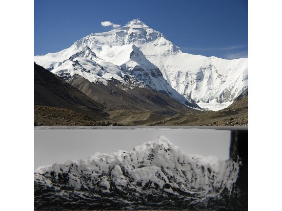 Pendrive z drewna i żywicy - Mount Everest