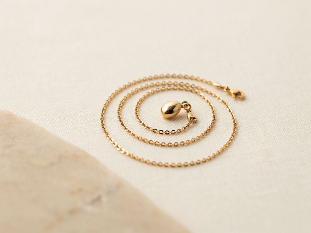próbka złota 18k