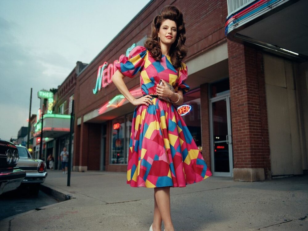 retro moda damska